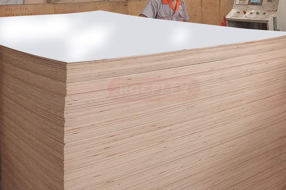 ROCPLEX Polyester Plywood is a high-quality plywood product finished with a premium white polyester coating. This coating offers increased durability, resistance to scratches, heat, and water, making it ideal for various indoor applications.